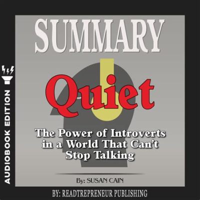  「Quiet: The Power of Introverts in a World That Can’t Stop Talking」：探索內向者的力量與寧靜的魅力